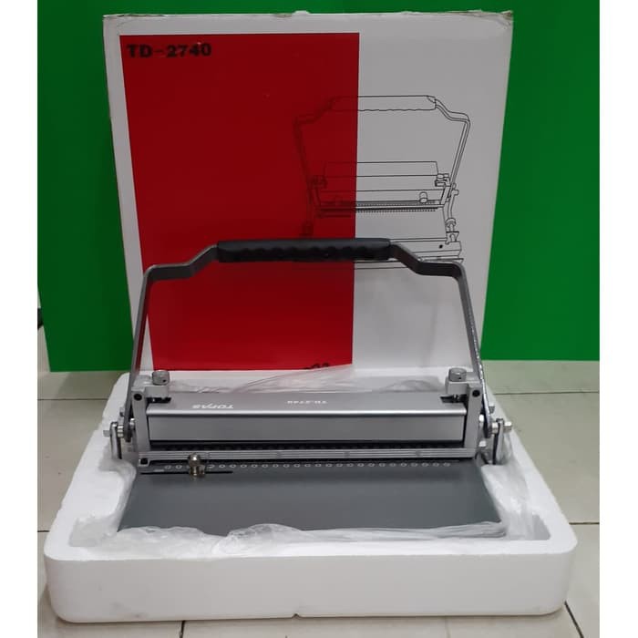 

MESIN JILID SPIRAL KAWAT TOPAS TD2740 | ALAT JILID | ATK | STATIONERY