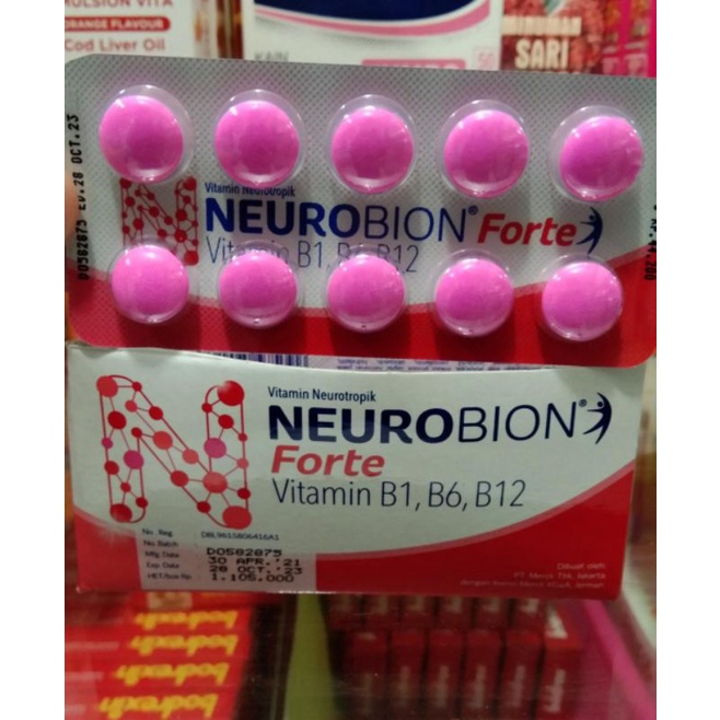 Neurobion Forte 5000mg Vit B1 B6 B12 Neurotropik