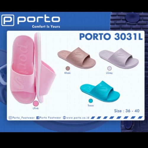 PORTO 3031L SENDAL SLOP ANGSA SENDAL SLOP WANITA