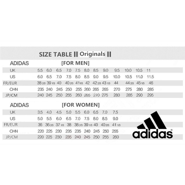 adidas us size to uk