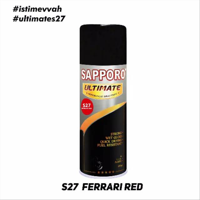 SAPPORO ULTIMATE S27 FERRARI RED