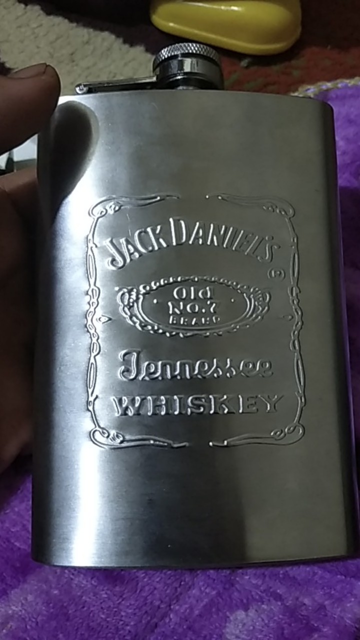 Botol Minum Hip Flash 9 Oz Botol Stainless Steel Jimbeam