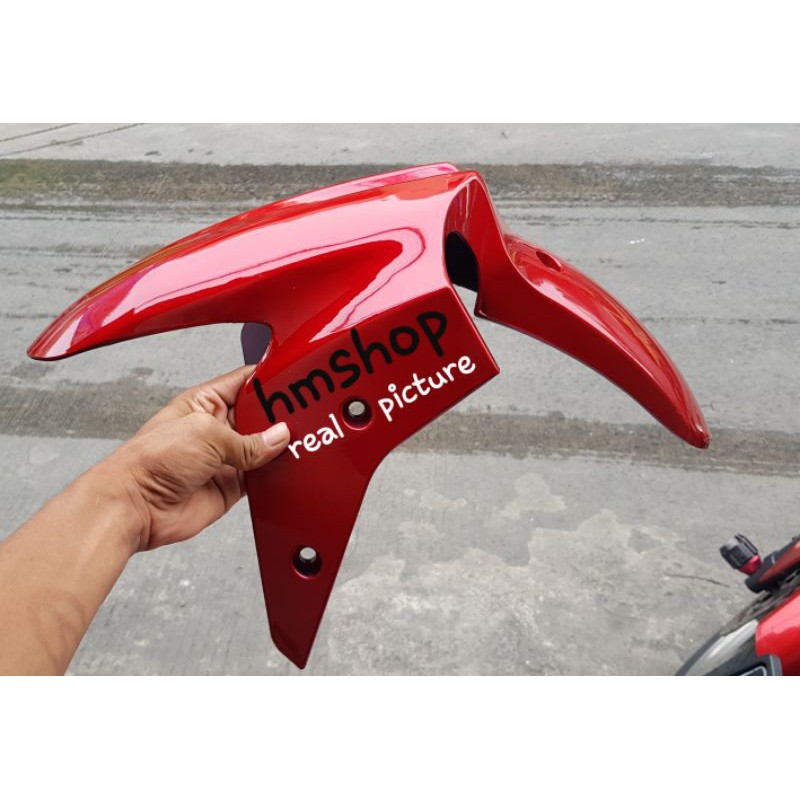 Hmshop spakbor depan ninja 250 karbu merah