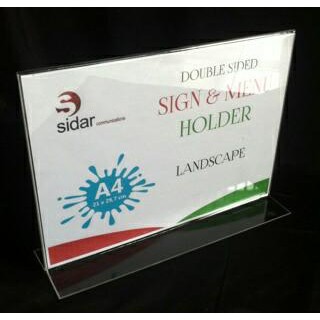 

Holder Akrilik/acrylik A4 Landscape Limited