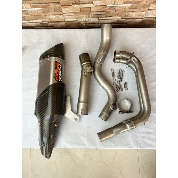 knalpot prospeed viper fullsistem ninja 250 fi old z250 original