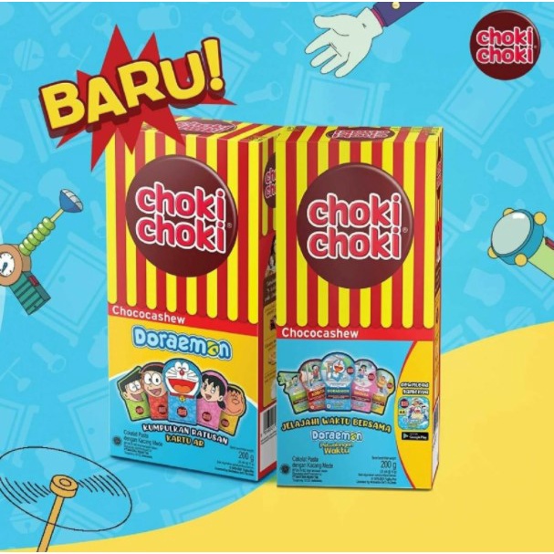 

MURAH Choki choki doraemon 1 box @10gr X 20 stix - choco cashew - BOX - CEMILAN ORIGINAL - BUCKET SNACK - BUKET ULTAH