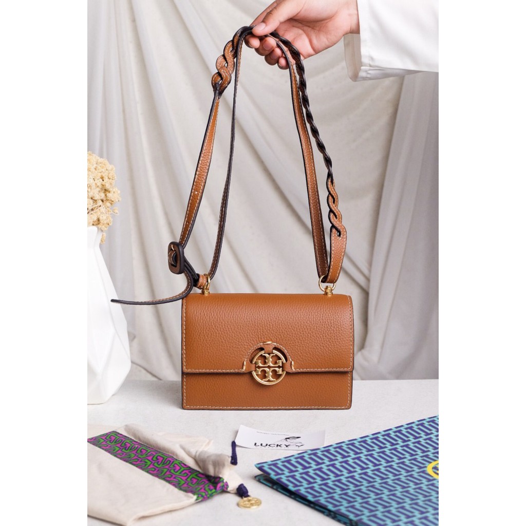 Tory Burch Miller Mini Bag Light Umber - ORIGINAL 100%