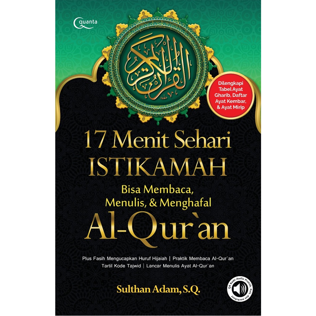 Gramedia Bali - 17 Menit Sehari Istikamah Bisa Membaca, Menulis, dan Menghafal Al-Qur`an