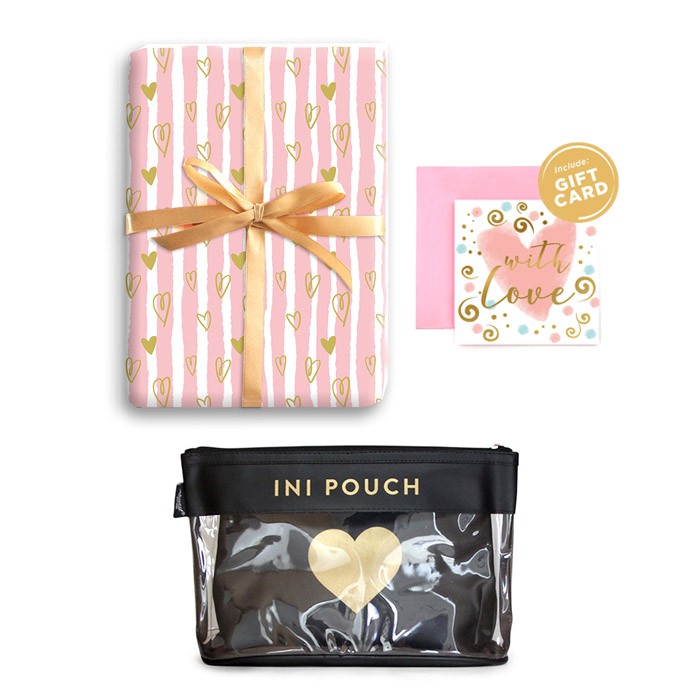 

Paket Hadiah Valentine Clear Pouch & Gift Set Harvest - Sweet Heart 3