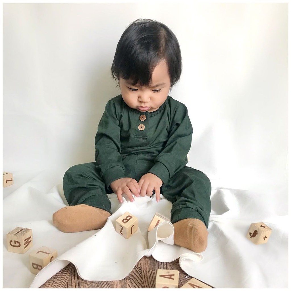 Joel Semesta Series - Setelan Baju Bayi Panjang Newborn - 2 Tahun