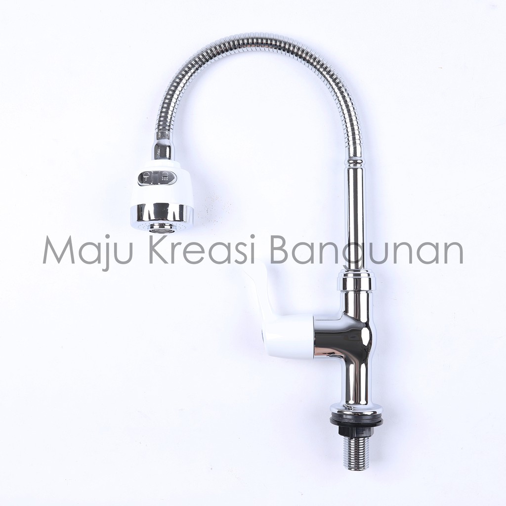 Kran Angsa Fleksibel NEW SOLIGEN PVC Chrome Keran Cuci Piring Flexible Tanam BS4 BS4W BS3C BS3 BS3W