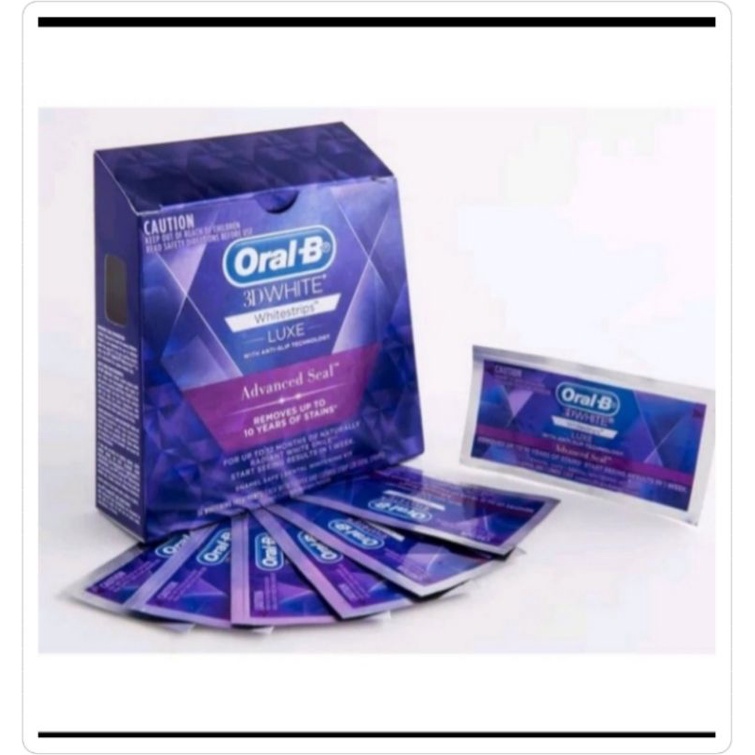 ORAL B WHITE STRIPS pemutih gigi