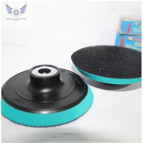 Velcrodisc Kasar 4&quot; / 5&quot; &amp; 7&quot; / Tatakan Amplas Velcro Gerinda Tangan / Pad Perekat Amplas
