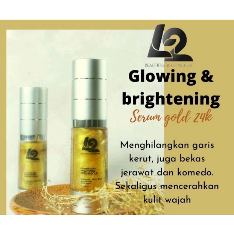 Serum L2 skin gold 24k & serum lightening