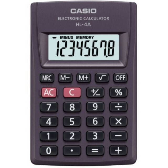 CASIO HL-4A - Kalkulator Saku / Pocket Calculator