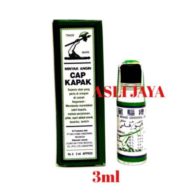 Minyak Angin Cap Kapak 3 ml