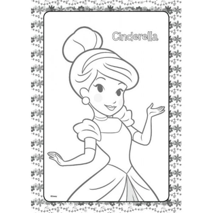 Disney Princess Little Princess Colouring Fun Buku Mewarnai Anak Shopee Indonesia