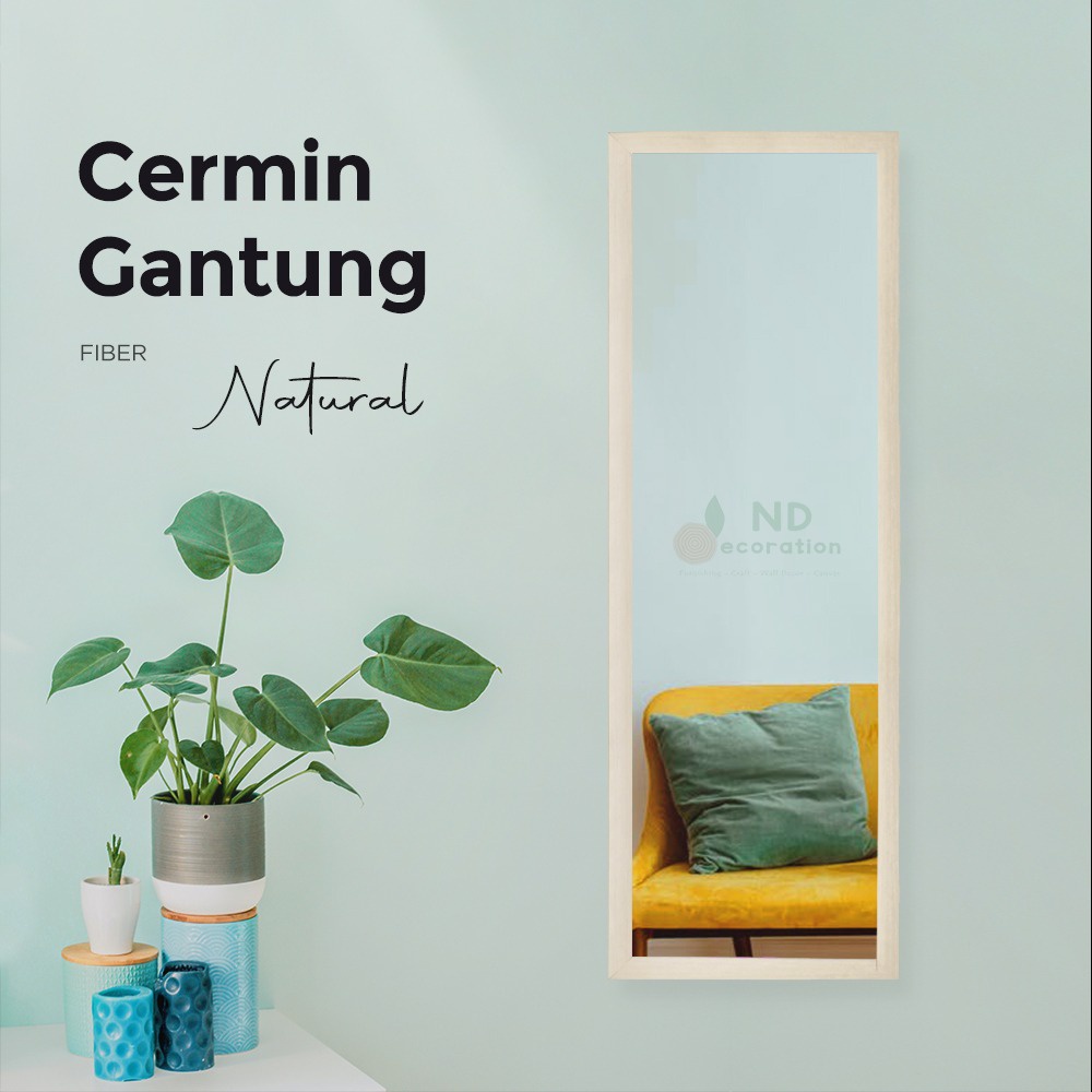 GOSEND ONLY - STANDING MIRROR / CERMIN / CERMIN STANDING / CERMIN GANTUNG / CERMIN DINDING / CERMIN FULL BODY UK 127 X 35 CM / 95 X 35 CM / CERMIN BERDIRI FULL BODY KACA STANDING / KACA STANDING FULL BODY / KACA CERMIN FULL BODY / KACA-GANTUNG NATURAL