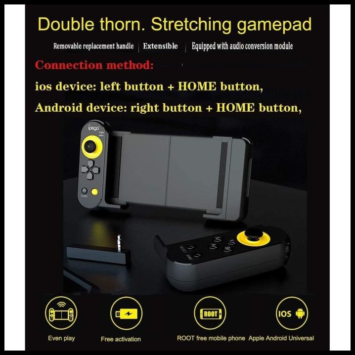 Joystick Bluetooth Ipega Dual Thorn Pg-9167 - Gamepad Wireless Control