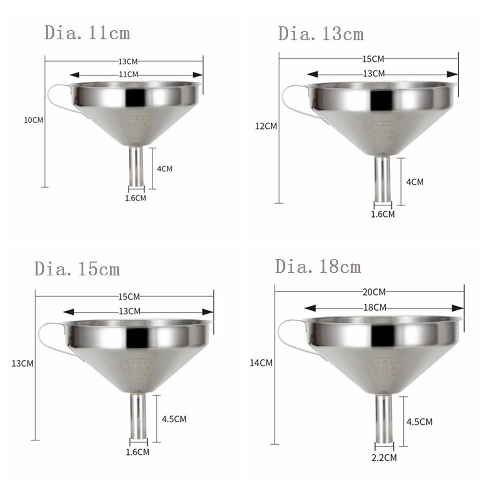 [Elegan] Funnel Household Thicken Wine Strainer Corong Anggur Minuman Saringan Minyak