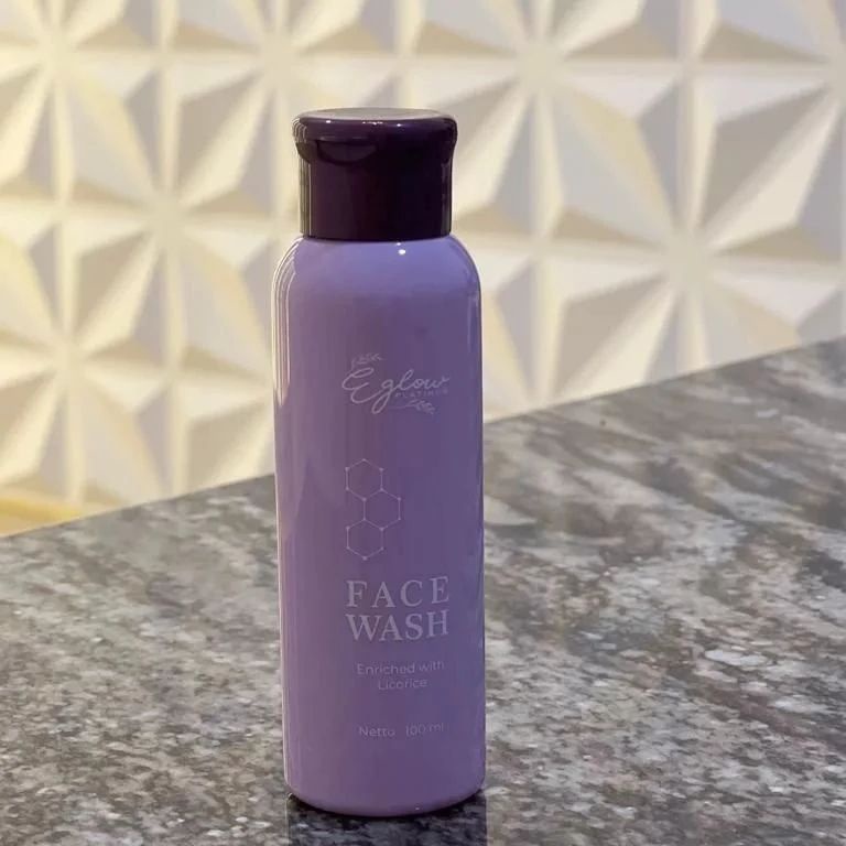 Eglow Platinum Bpom Ecer Skincare Perawatan Kecantikan Wajah Wanita Terbaru Murah A19-FACIAL WASH NEW