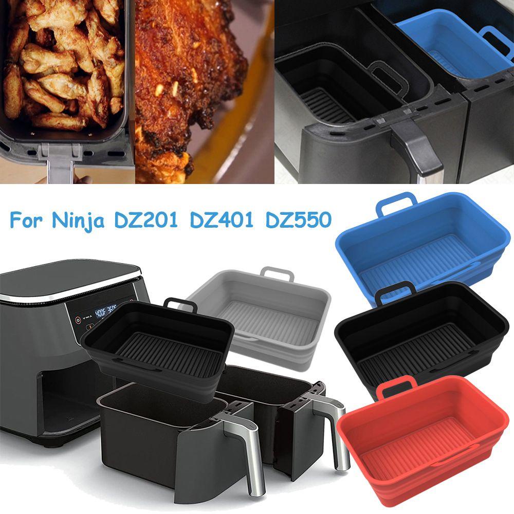 Solighter Square Silicone Pot Grill Pot Tray BBQ Plate Pemanasan Baking Basket Pengganti Liners Baking Pan