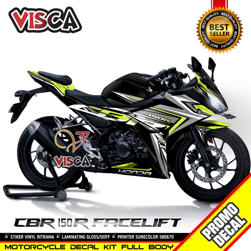 Decal CBR 150R Facelift Full Body Stiker CBR 150R Facelift Full Body Striping CBR 150R Facelift Full