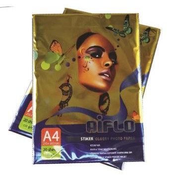 

Aiflo Stiker Glossy A4 Photo Paper 135gsm 20sheets