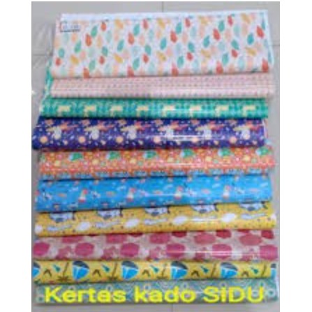 

KERTAS KADO SINAR DUNIA ISI 50 LEMBAR ( PAK ) ORIGINAL