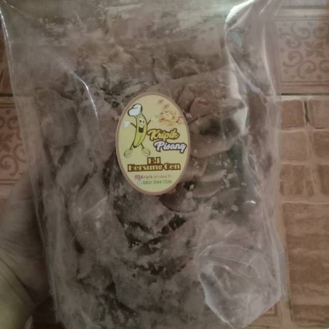 

Kripik pisang coklat