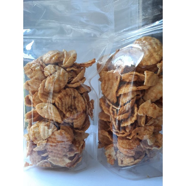 

keripik kentang karamel(pedas manis)
