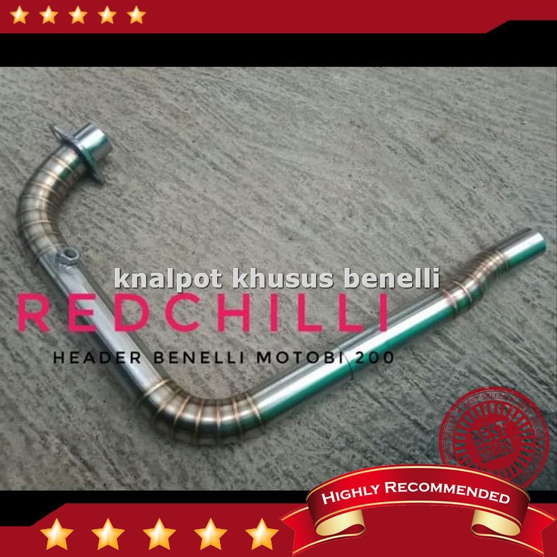 Promo Limited Header . Leher Knalpot Benelli Motobi Evo 200. Benelli Motobi Evi 200