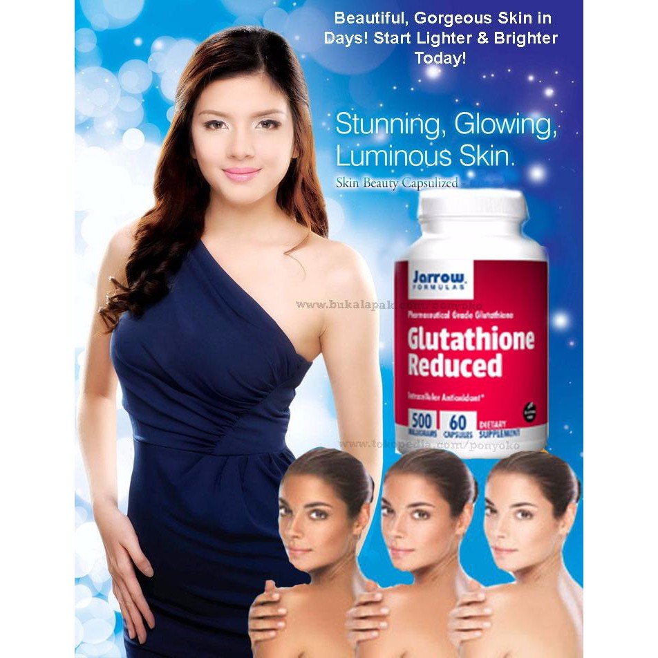 Pemutih Wajah dan Badan Reduced Glutathione Jarrow Promo