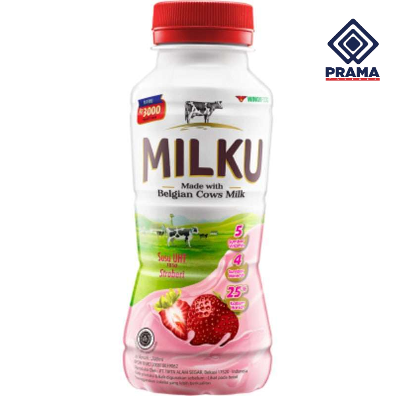 

MILKU STROBERI BOTOL 200ML