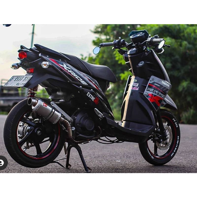 STICKER STRIPING LIST POLET MOTOR X-RIDE 2017 BODY STANDAR ORI BERKUALITAS