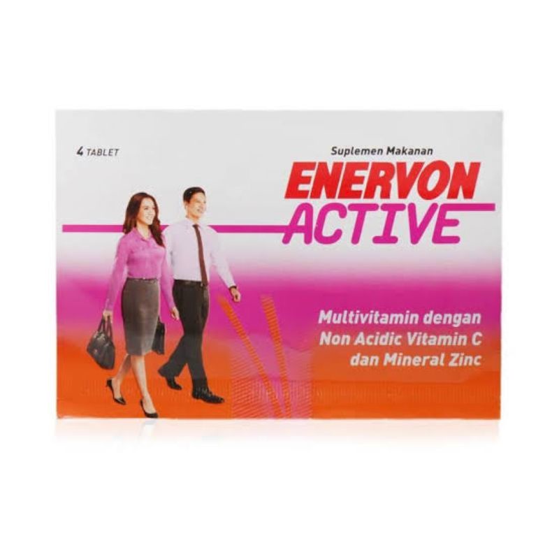 Jual Enervon C Active Strip Multivitamin Blister Tablet Shopee