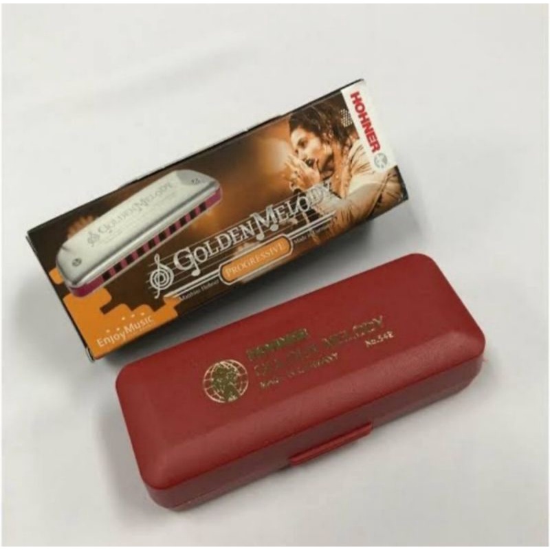 Harmonica hohner golden melody diatonic original
