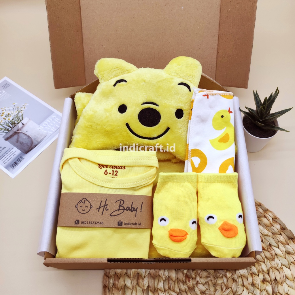 Hampers Bayi Perempuan New Born / Kado Lahiran Bayi Perempuan / Hampers Selimut Bayi Cewek