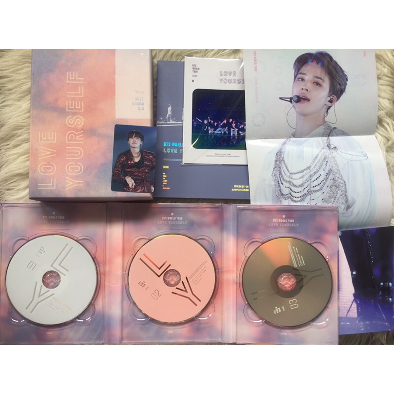 LY LOVE YOURSELF SEOUL DVD YOONGI JIMIN BTS