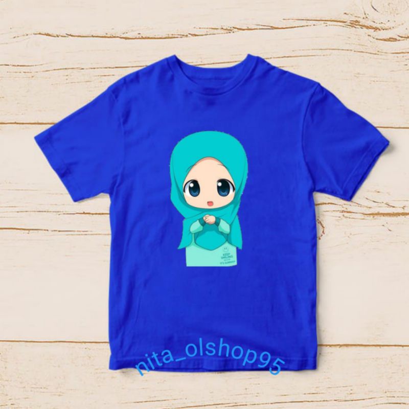 baju hijaber baju anak karakter lucu