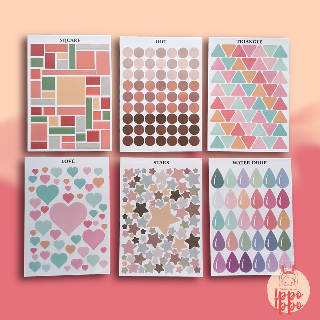 

Stiker Deco | Deco Sticker Shapes | Sticker Aesthetic Shapes