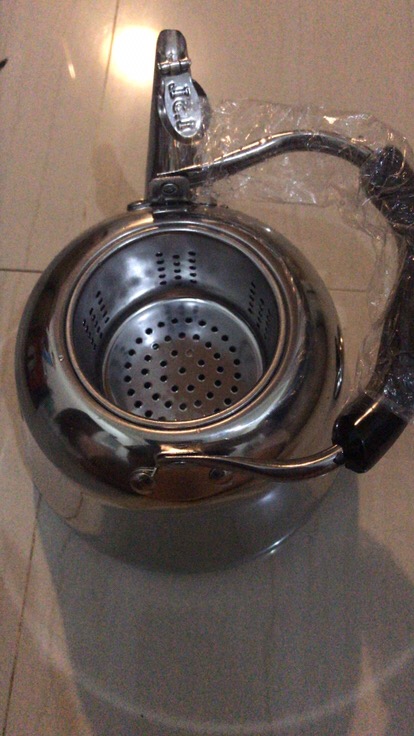 Teko Stainless Steel 1.5 L / Ceret Anti Karat + Saringan