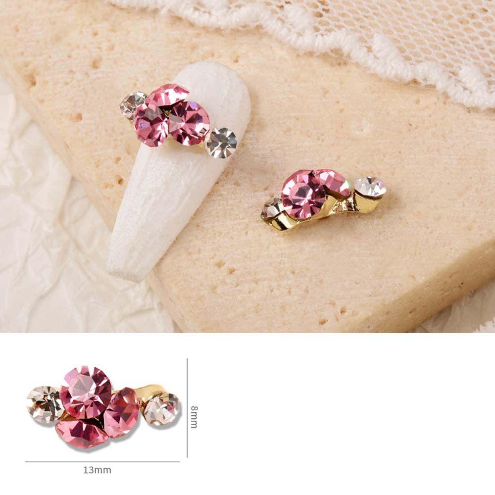 Mxbeauty Nail Art Diamond Transparan DIY Nail Charms Colorful Diamond Kristal Hiasan Kuku