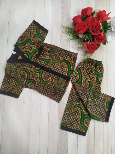 Cod Batik Piyama Anak Bayi Balita Cewek Cowok Adem Banget Kekinian Produksi Sendiri