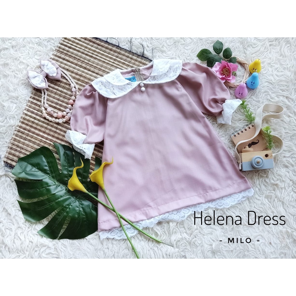 Dress Helena Anak Unik/Gaun Pesta/Dress Anak