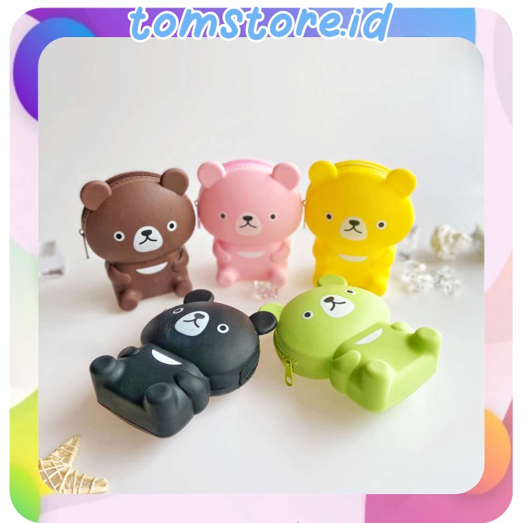 TOMSTORE.ID D034 Dompet Koin Mini Karakter Dompet Silikon Dompet Silicon Coin Import