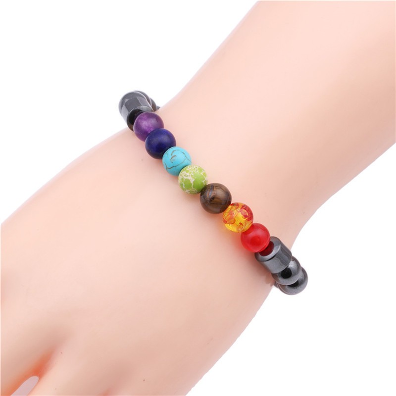 Seven Chakra Yoga Energy Bracelet Magnetotherapy Health Bracelet