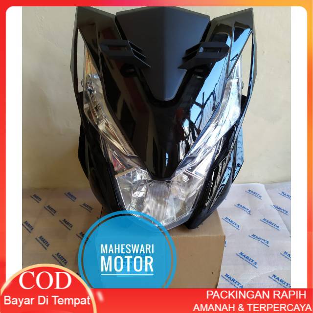 Full Set Cover Depan Beat Street Beat New 2016 2019 Hitam. Terlaris / Termurah