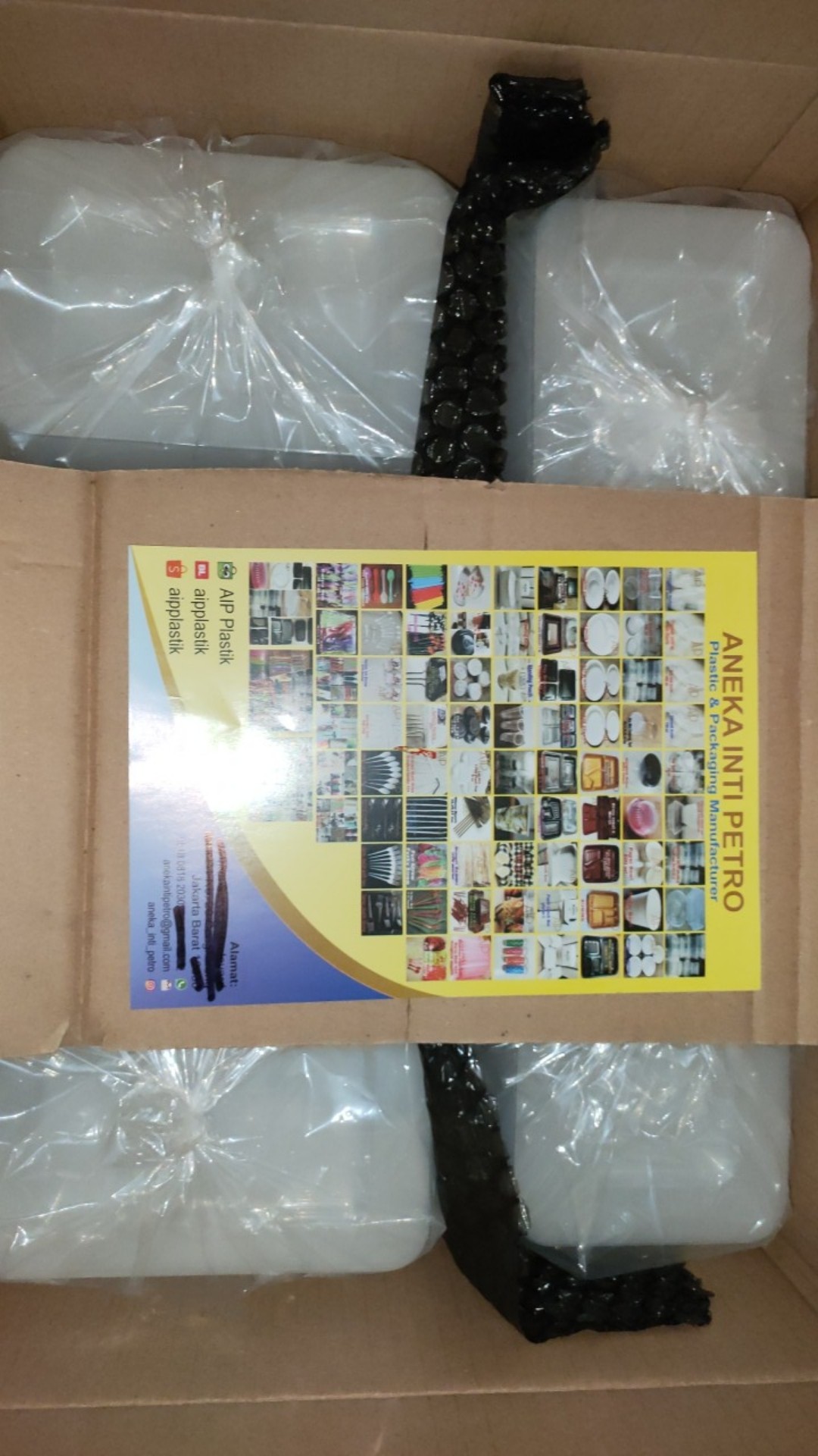 Thinwall 500 Ml Food Container Box Kotak Makanan Plastik