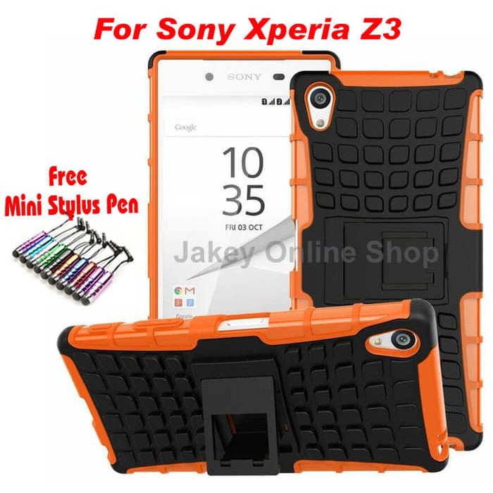 RUGGED ARMOR Sony Xperia Z3 Back Case Backcase Hardcase Softcase